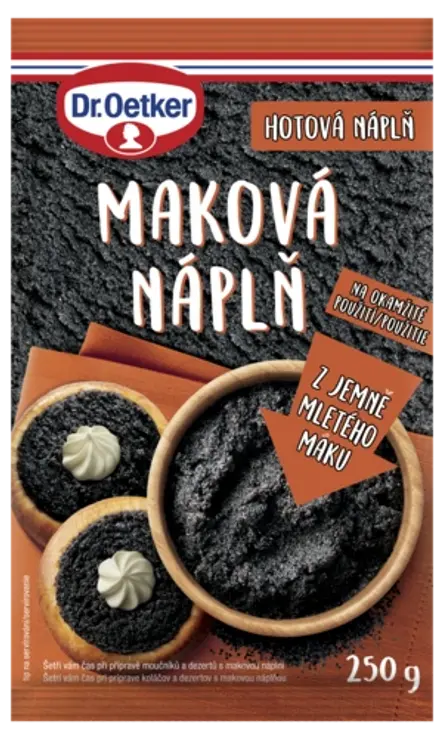 Maková náplň Dr. Oetker