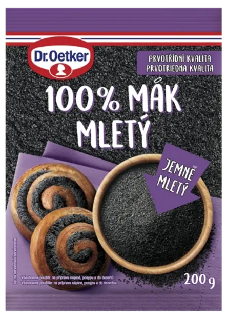 100 % Mak mletý Dr. Oetker