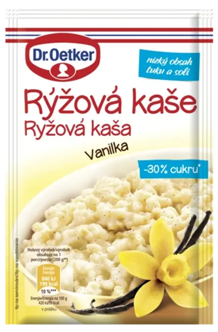 Ryžová kaša Vanilka Dr. Oetker