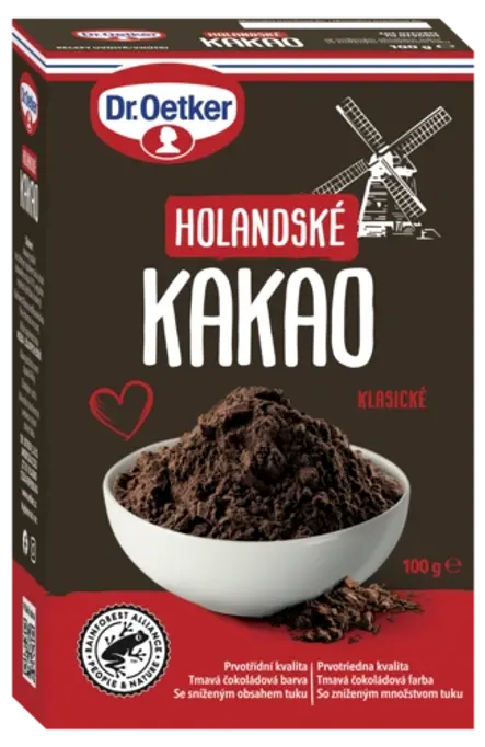 Holandské kakao Dr. Oetker
