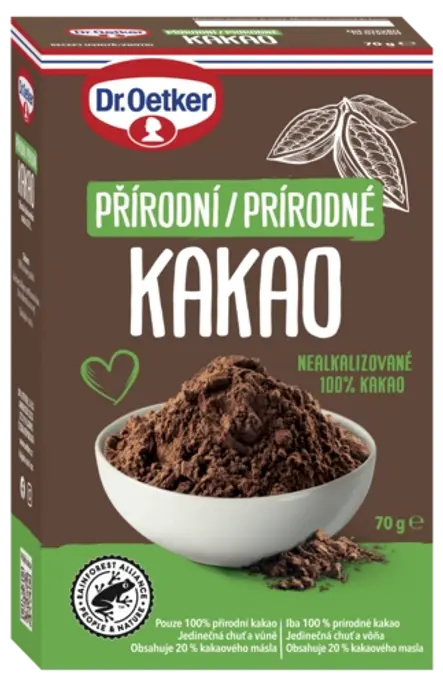 Prírodné kakao Dr. Oetker