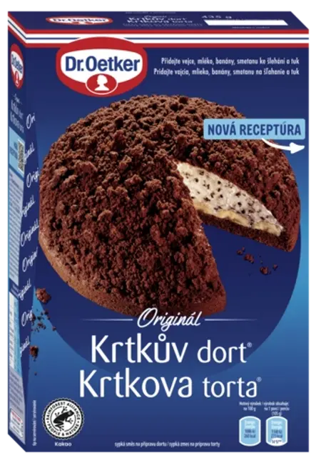 Krtkova torta Originál Dr. Oetker