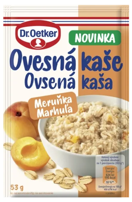 Ovsená kaša Marhuľa Dr. Oetker