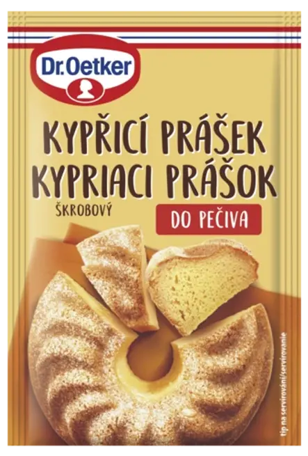 Kypriaci prášok do pečiva Dr. Oetker