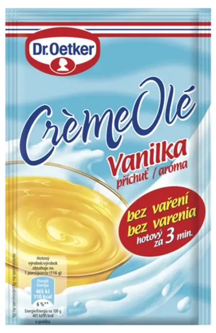 Crème Olé aróma vanilka Dr. Oetker