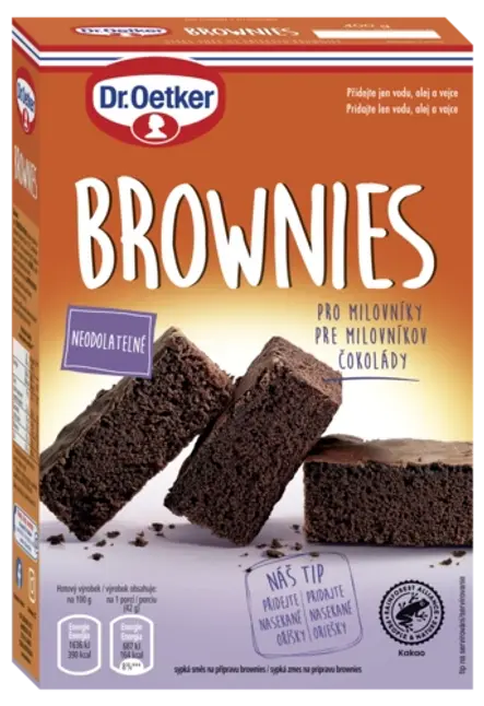 Čokoládové Brownies Dr. Oetker 