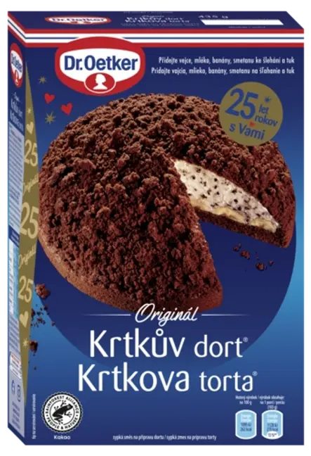 Krtkova torta Originál Dr. Oetker