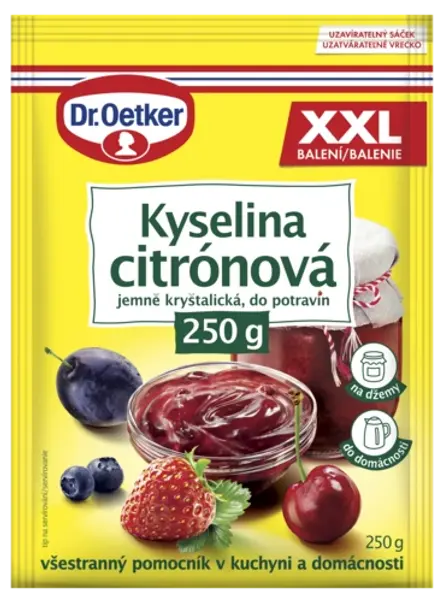 Kyselina citrónová XXL Dr. Oetker
