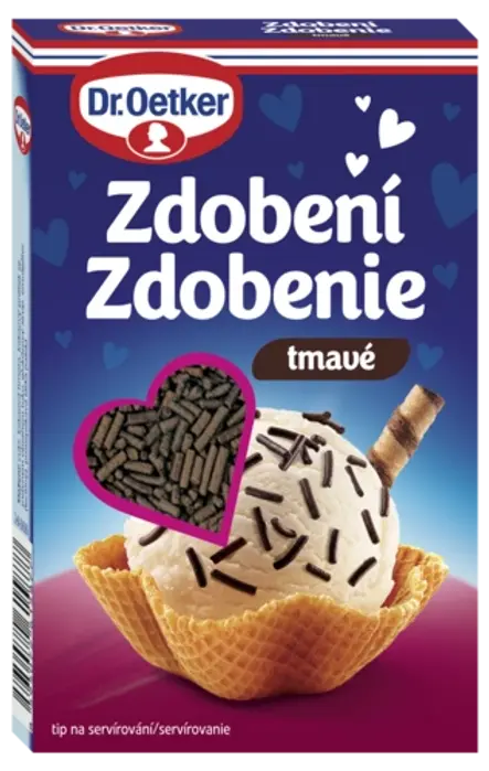 Zdobenie tmavé Dr. Oetker