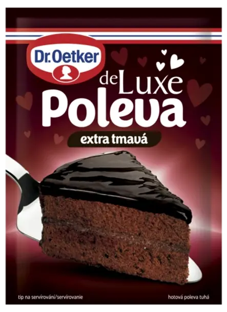 Poleva de Luxe extra tmavá Dr. Oetker 