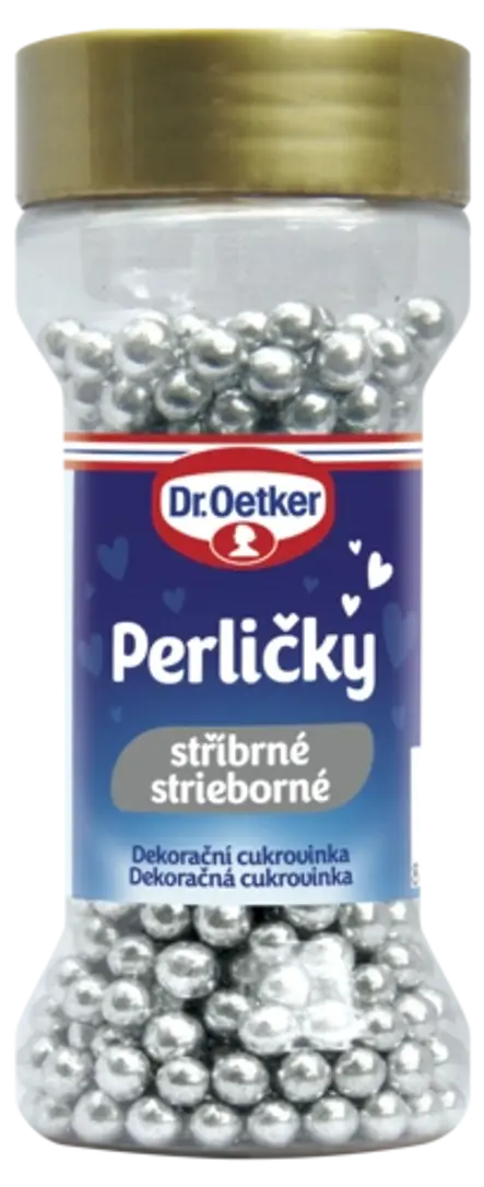Perličky strieborné Dr. Oetker