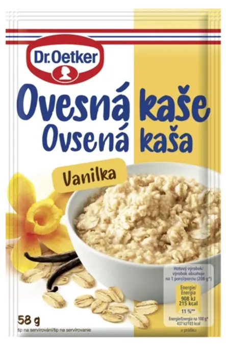 Ovsená kaša Vanilka Dr. Oetker