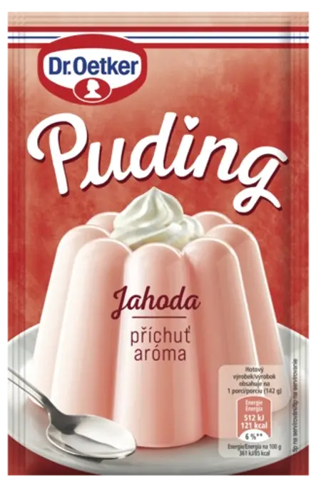 Dr. Oetker Puding aróma Jahoda