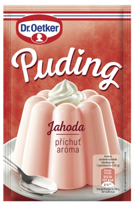 Dr. Oetker Dr. Oetker Puding aróma Jahoda