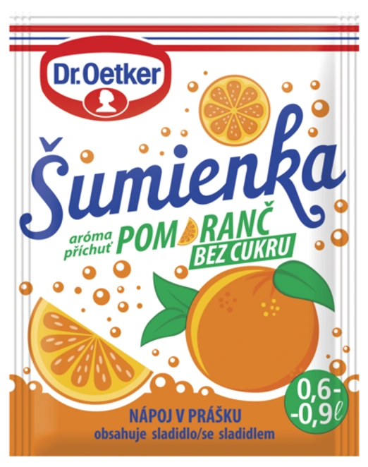 Dr. Oetker Šumienka aróma pomaranč bez cukru