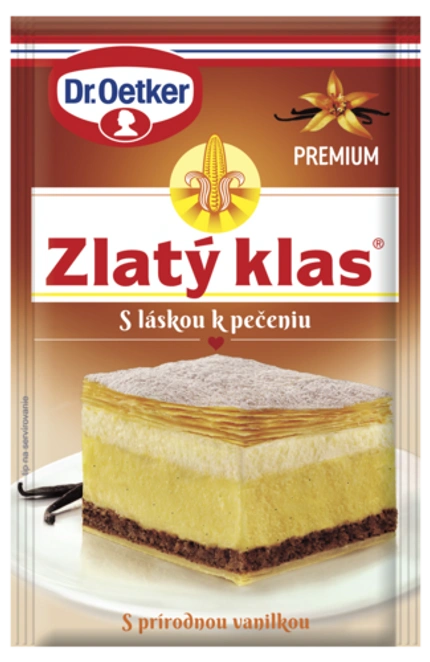 Dr. Oetker Premium Zlatý klas s prírodnou vanilkou