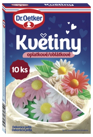 Kvetiny oblátkové Dr. Oetker 