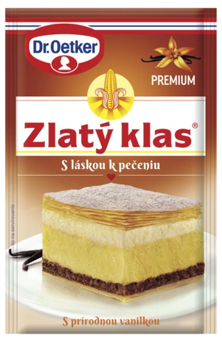 Premium Zlatý klas s prírodnou vanilkou	 Dr. Oetker