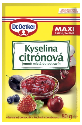 Kyselina citrónová MAXI Dr. Oetker