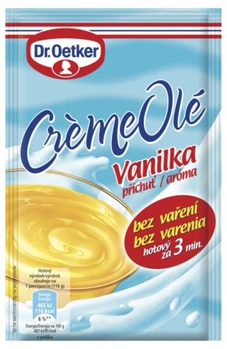 Crème Olé aróma vanilka Dr. Oetker