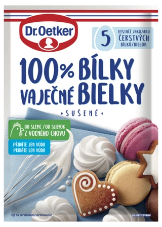100 % vaječné bielky Dr. Oetker