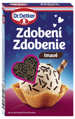 Zdobenie tmavé Dr. Oetker