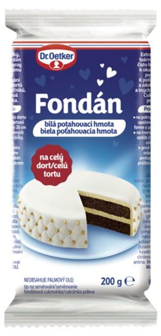 Fondán biela poťahovacia hmota Dr. Oetker