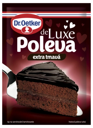 Poleva de Luxe extra tmavá Dr. Oetker 
