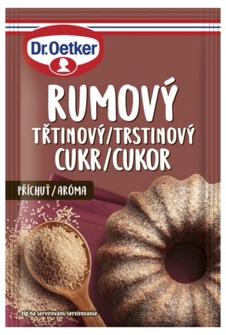 Trstinový cukor s rumovou arómou Dr. Oetker