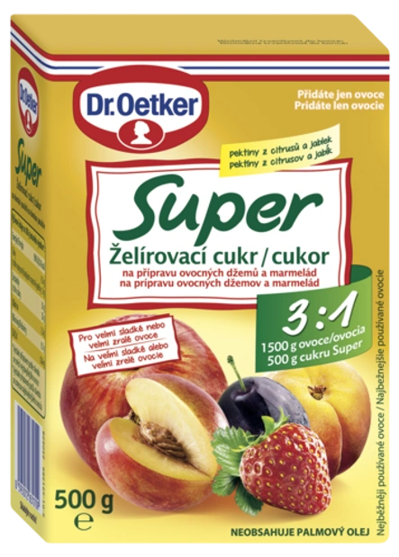 Želírovací cukor Super 3:1 Dr. Oetker