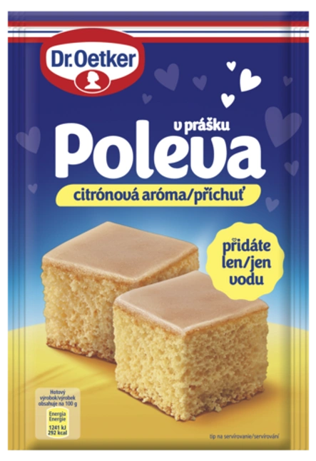Poleva v prášku aróma citrón Dr. Oetker