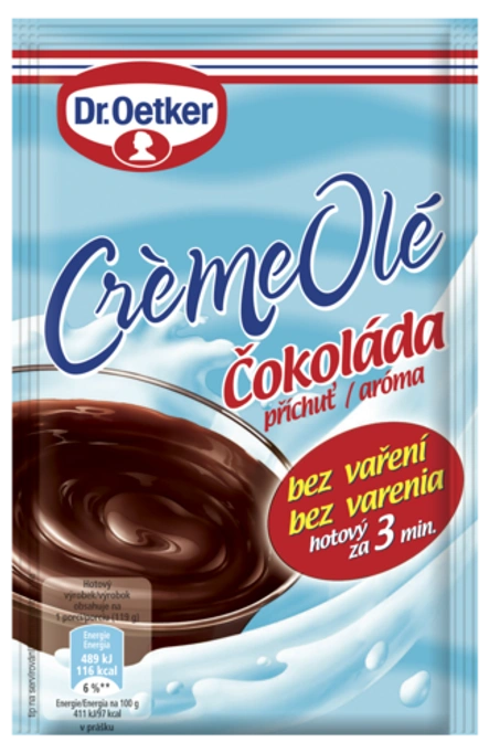 Crème Olé aróma čokoláda Dr. Oetker