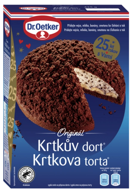 Krtkova torta Originál Dr. Oetker