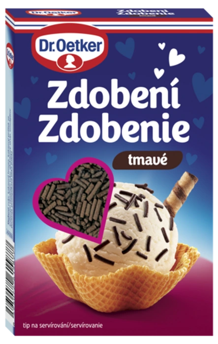 Zdobenie tmavé Dr. Oetker