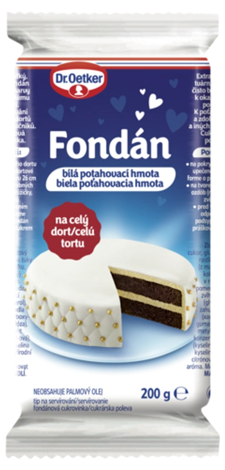 Fondán biela poťahovacia hmota Dr. Oetker