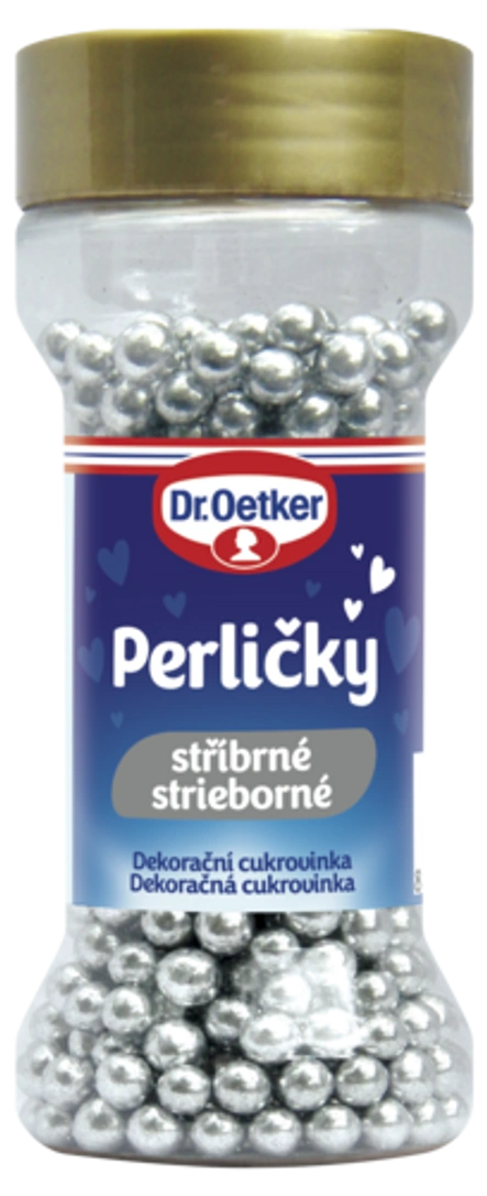 Perličky strieborné Dr. Oetker