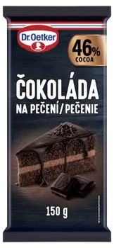 Dr. Oetker Čokoláda na pečenie 46 % 150 g