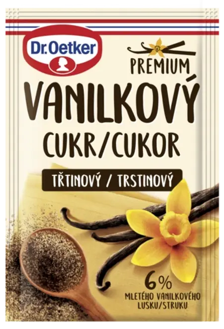 Dr. Oetker Premium Vanilkový cukor trstinový