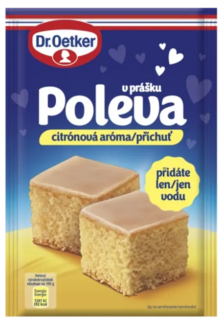 Dr. Oetker Poleva v prášku citrónová aróma