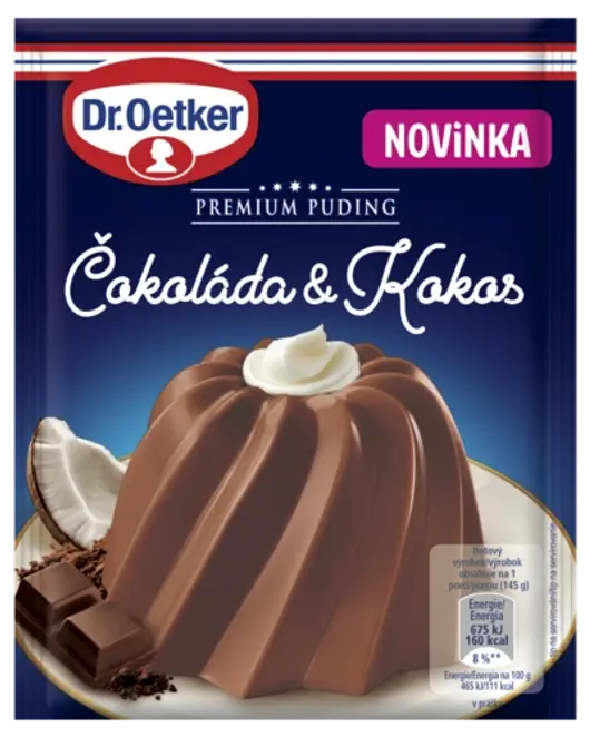 Dr. Oetker Premium Puding Čokoláda & Kokos