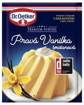 Premium Puding Pravá Vanilka smotanová Dr. Oetker