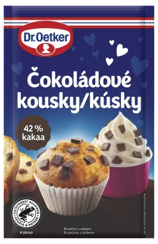 Čokoládové kúsky Dr. Oetker