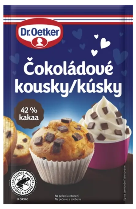 Čokoládové kúsky Dr. Oetker