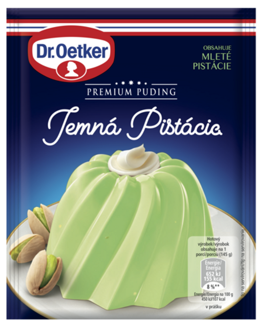 Dr. Oetker Premium Puding Jemná Pistácia