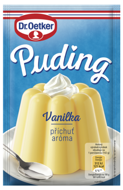 Dr. Oetker Dr. Oetker Puding aróma Vanilka