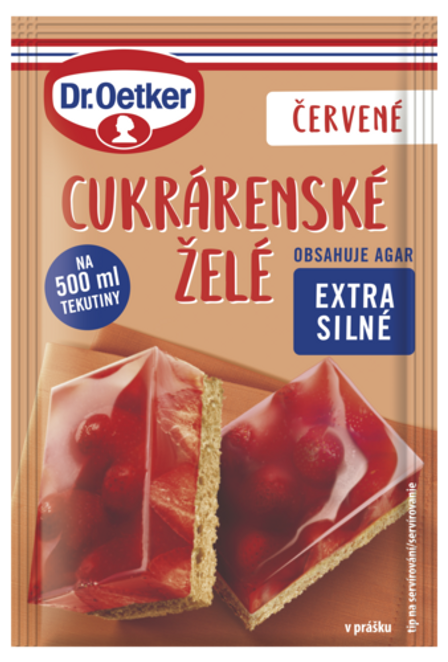 Dr. Oetker Cukrárenské želé červené