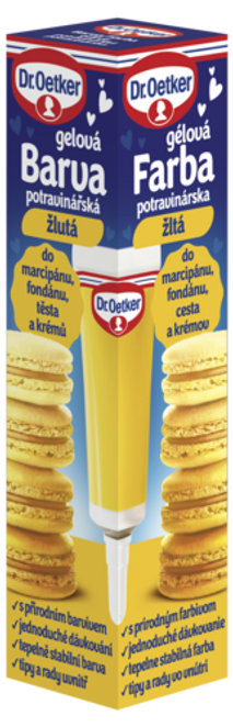 Dr. Oetker Farba gélová žltá