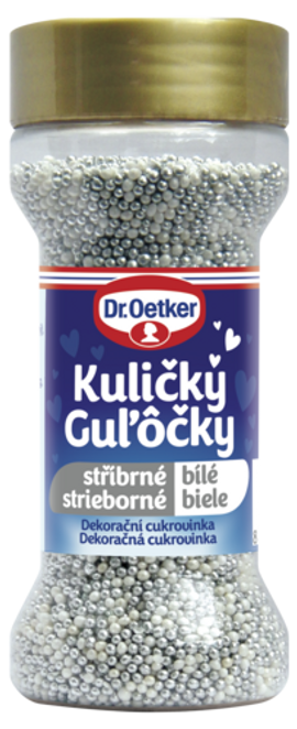 Dr. Oetker Guľôčky strieborné/biele