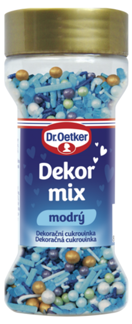 Dr. Oetker Dekor mix modrý