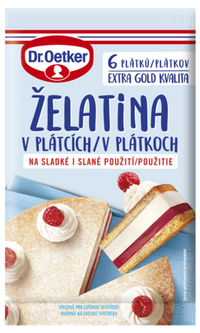 Dr. Oetker Želatína v plátkoch